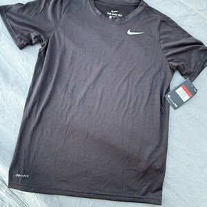 Nike boys Black Dri-FIT Short Sleeve Tee